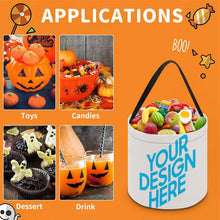 Cargar imagen en el visor de la galería, Bolsa de Dulces de Halloween con Diseño JJ0525036 Personalizada Impresion Completa de Una Imagen con Foto Logotipo Patrón Texto