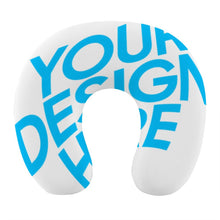 Cargar imagen en el visor de la galería, Almohada en Forma de U con Funda Lavable / Almohada de Viaje para Cuello para Adultos Niños Personalizada con Foto Logo Patrón Texto