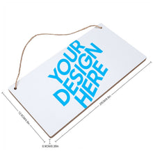 Cargar imagen en el visor de la galería, GY0903028 Colgante de Madera con Impresión Horizontal UV de Diseño Personalizado con Tu foto o Nombre