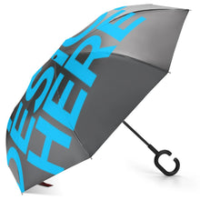 Cargar imagen en el visor de la galería, Paraguas Reverso del Coche con Diseño Personalizado Personalizada de Tus Imágenes o Nombres