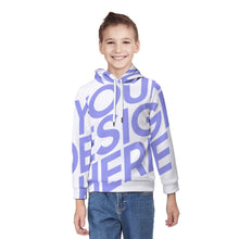 Cargar imagen en el visor de la galería, Sudadera con capucha y estampado para adolescentes unisex niños FS0816039 Personalizada on Impresión Simétrica Completa de una imagen con Foto Logo Patrón Texto