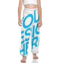 Cargar imagen en el visor de la galería, Pantalones casuales Pantalones deportivos para niños niñas con cordón elástico NT204 Personalizados con Impresión Completa de una imagen con Foto Logo Patrón Texto
