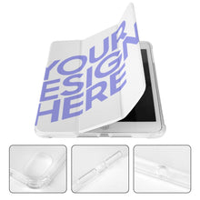 Cargar imagen en el visor de la galería, Funda Compatible con iPad Mini 4 / 5 / 6 con Soporte Integrado para Pencil / Funda Protectora Soporte Plegable Trasera Transparente 3C0712003 Personalizada Impresion Completa de Una Imagen con Foto Logo Patrón Texto