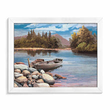 Cargar imagen en el visor de la galería, Pintura de diamantes/Lienzo/Imagen con Marco interior Versión horizontal travesero (cuadrado) GY0903437 Personalizado,Personalizada Con Foto,Logo O Texto