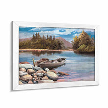 Cargar imagen en el visor de la galería, Pintura de diamantes/Lienzo/Imagen con Marco interior Versión horizontal travesero (cuadrado) GY0903437 Personalizado,Personalizada Con Foto,Logo O Texto