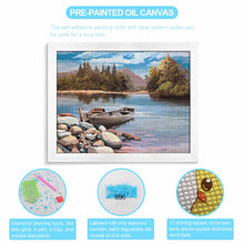 Cargar imagen en el visor de la galería, Pintura de diamantes/Lienzo/Imagen con Marco interior Versión horizontal travesero (cuadrado) GY0903437 Personalizado,Personalizada Con Foto,Logo O Texto