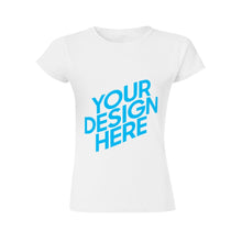 Cargar imagen en el visor de la galería, Camiseta de manga corta Deportiva para Mujer de Algodón FS0803018 Personalizada con Impresión Delantera y Trasera con Foto Logo Patrón Texto