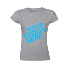 Cargar imagen en el visor de la galería, Camiseta de manga corta Deportiva para Mujer de Algodón FS0803018 Personalizada con Impresión Delantera y Trasera con Foto Logo Patrón Texto