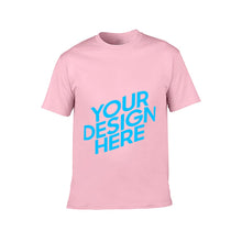Cargar imagen en el visor de la galería, Camiseta de Algodón Suave Manga Corta Cuello Redondo para Niños Niñas Adolescentes FS0803004 Personalizada con Foto Logo Patrón Texto