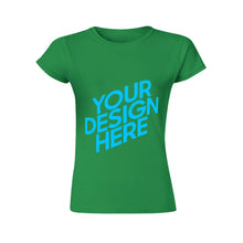 Cargar imagen en el visor de la galería, Camiseta manga corta cuello redondo de Algodón para Mujer FS0803017 Personalizada con Impresión Delantera con Foto Logo Patrón Texto