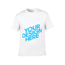 Cargar imagen en el visor de la galería, Camiseta de Algodón Suave Manga Corta Cuello Redondo para Niños Niñas Adolescentes FS0803004 Personalizada con Foto Logo Patrón Texto