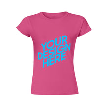 Cargar imagen en el visor de la galería, Camiseta de manga corta Deportiva para Mujer de Algodón FS0803018 Personalizada con Impresión Delantera y Trasera con Foto Logo Patrón Texto
