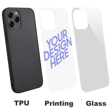 Cargar imagen en el visor de la galería, Funda de Teléfono de Vidrio de Serie Apple 12 Carcasa de Móvil para iPhone 12 Mini / iPhone 12 / iPhone 12 Pro / iPhone 12 Pro Max 3C0705081 Personalizada Impresion Completa de Una Imagen con Foto Logo Patrón Texto