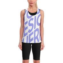 Cargar imagen en el visor de la galería, Chaleco Deprotivo de Entrenamiento de Yoga sin Mangas para Mujer YJ022 Personalizado con Impresión Completa de múltiples imágenes con Foto Logo Patrón Texto