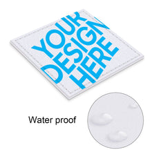 Cargar imagen en el visor de la galería, Posavasos Cuadrado de Cuero y Cartón con Impresión Digital de Personalizado Personalizada con Foto, Texto o Logo