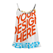 Cargar imagen en el visor de la galería, Camiseta sin Mangas para Mujer Cuello Redondo Tank Tops con Diseño NK Personalizada con Foto Texto o Logo con Múltiple Imágen
