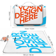 Cargar imagen en el visor de la galería, Manta de pícnic Alfombra para parque picnics camping viajes al aire libre impermeable a prueba de arena HW1702002 Q003 Personalizado Personalizada con Foto, Texto o Logo