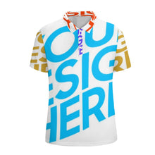 Cargar imagen en el visor de la galería, Polos deportivos de manga corta de hombre A479 Personalizados con Impresión Completa de múltiples imágenes con Foto Logo Patrón Texto