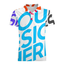 Cargar imagen en el visor de la galería, Polo de manga corta para niños pequeños de 3 a 16 años J62T personalizado con patrón foto texto (impresión de imágenes múltiples)