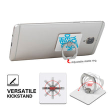 Cargar imagen en el visor de la galería, Soporte Cuadrado con Anillo de Móvil Acrílico con Impresión UV Personalizada con Tu foto or imagen