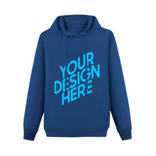 Cargar imagen en el visor de la galería, Sudadera Clásica Casual de Algodón con capucha de hombre FS0816011 Personalizada con Impresión Delantera de una imagen con Foto Logo Patrón Texto