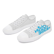 Cargar imagen en el visor de la galería, Zapatillas de Lienzo para Mujer y Hombre Personalizado Personalizada con Foto, Texto o Logo