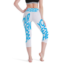 Cargar imagen en el visor de la galería, Pantalones de Yoga para mujer con Diseño Personalizado de Tus Textos o Imágenes Online