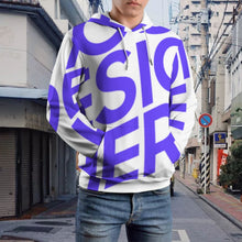 Cargar imagen en el visor de la galería, Sudadera con capucha para hombre A37H sudadera con capucha gráfica personalizado con patrón foto texto (impresión de imagen única)