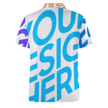 Cargar imagen en el visor de la galería, Polo recto de manga corta para mujer B613 personalizado con patrón foto texto (impresión de imágenes múltiples)