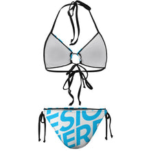 Cargar imagen en el visor de la galería, Bikini triángulo / Traje de Baño Talla Grande de dos piezas para mujeres BK2059 Personalizado con Impresión Completa de una imagen con Foto Logo Patrón Texto