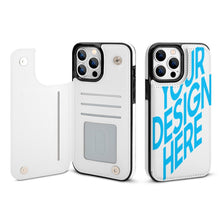 Cargar imagen en el visor de la galería, Fundas para Apple 13 con tapa Bolsillo de tarjeta de cuero Compatible con iPhone13 mini iPhone 13 Pro Max 3C0705096 Personalizado Personalizada con Foto, Texto o Logo
