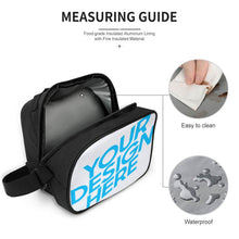 Cargar imagen en el visor de la galería, XB0602010 Bolsa de almuerzo para niños de poliéster Bolsa más fresca Bolsa térmica con asa y correa Personalizado con Foto o Mensajes de Texto