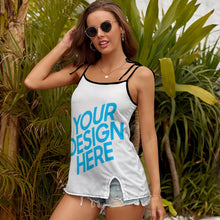 Cargar imagen en el visor de la galería, Camisola con Tirantes para Mujer NZ004 Personalizada con impresión completa con Foto Logo Patrón Texto