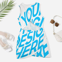Cargar imagen en el visor de la galería, Falda / Vestido de cadera delgada de recorte para mujer BEQ Personalizada con Impresión Completa de una imagen con Foto Logo Patrón Texto