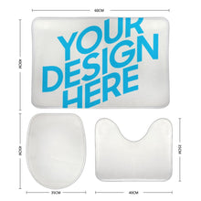 Cargar imagen en el visor de la galería, Combo de 3 Alfombras de Terciopelo Coral con Impresión de Diseño Personalizado / Personalizada con Tu Foto o Nombre