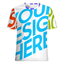 Cargar imagen en el visor de la galería, Camiseta Manga Corta Suave Casual de Verano para hombre NT Personalizada con Impresión Completa de múltiples imágenes con Foto Logo Patrón Texto