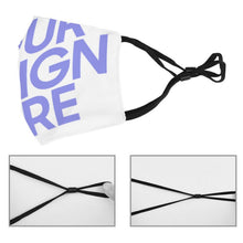 Cargar imagen en el visor de la galería, Mascarilla Higiénica de Múltiples Piezas Reutilizable Lavable para Adultos JJ0521003 Personalizada Impresion Completa de Una Imagen con Foto Logo Patrón Texto