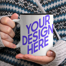 Cargar imagen en el visor de la galería, JJ0504001 Mug de Colores Cerámico con Impresión de Diseño Personalizado con Tu Texto o Foto