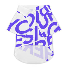 Cargar imagen en el visor de la galería, Camisas de verano para mascotas LM027 Camisa con estampado de perro y gato de estilo hawaiano transpirable fresca personalizado con patrón foto texto (impresión de imagen única)