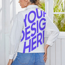 Cargar imagen en el visor de la galería, Chaleco de Punto Suéter Jersey sin Mangas cuello profundo V de Moda para mujer MY05 Personalizado con Impresión Completa de múltiples imágenes con Foto Logo Patrón Texto