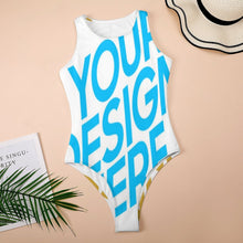 Cargar imagen en el visor de la galería, Chaleco BODYSUIT ajustado para mujer NZ057 Personalizado con impresión completa de múltiples imágenes con Foto Logo Patrón Texto