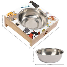 Cargar imagen en el visor de la galería, Tazón Cuenco de acero inoxidable para perros y gatos CW1506000 Personalizado Personalizada con Foto, Texto o Logo