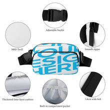 Cargar imagen en el visor de la galería, Riñonera unisex riñonera totalmente estampada personalizado con patrón foto texto