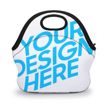 Cargar imagen en el visor de la galería, Bolsa de PVC para almuerzo, bolsa fresca, bolsa térmica con asa (hay varias especificaciones disponibles) para adultos y niños Impresión de diseño Personalizado con Foto o Mensajes de Texto
