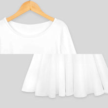 Cargar imagen en el visor de la galería, Vestido de Manga Larga con Volante Cuello Redondo para Otoño Invierno para Niña Chica CRQ Personalizado Impresion Completa de Múltiples Imágenes con Foto Logo Patrón Texto