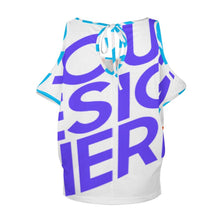 Cargar imagen en el visor de la galería, Camiseta hombros descubiertos sin manga sexy Talla Grande para mujer AUT Personalizada con Impresión Completa de múltiples imágenes con Foto Logo Patrón Texto