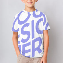 Cargar imagen en el visor de la galería, Camiseta Infantil con Estampado Manga Corta para Niños Niñas Chicos ET Personalizada con Impresión Completa de Una Imagen con Foto Logo Patrón Texto