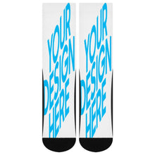 Cargar imagen en el visor de la galería, Calcetines Negros de Algodón para mujeres el mejor apoyo para médicos, correr, enfermería, atletismocon Personalizado Personalizada con Foto, Texto o Logo