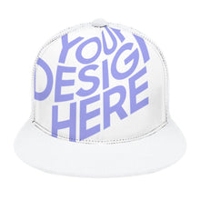 Cargar imagen en el visor de la galería, Gorra de Béisbol con Borde Plana Ajustable Snapback para Mujer Hombre FS0809061 Personalizada Impresión de Una Imagen con Foto Logo Patrón Texto