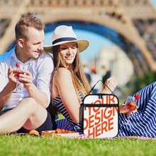 Cargar imagen en el visor de la galería, Bolsa de refrigeración aislada Bolsa de almuerzo reutilizable Bolsa Personalizada Impresion completa de múltiples Imágenes con fotos logo texto